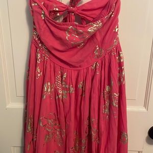 Beautiful hot pink free people dress new with tags